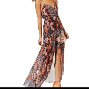 BCBGeneration maxi dress in orange spice